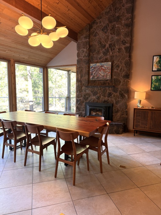 Dining room at Hollyhock House